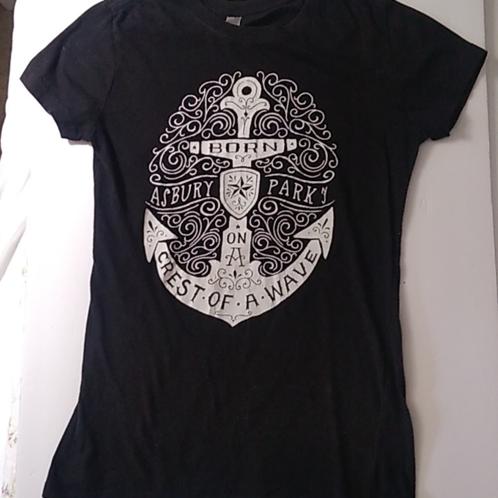 Born On A Crest Of A Wave Ashbury Park  NJ Graphic Print T-Shirt